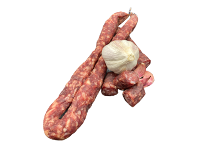 Ambachtelijke boerenmetworst (knoflook)