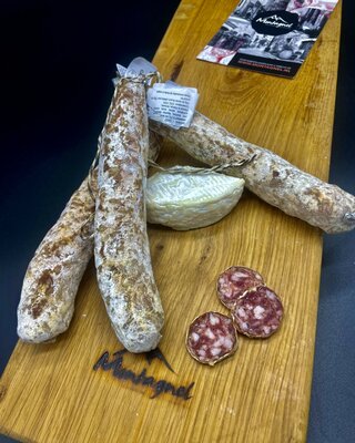 Franse worst Saucisson Camembert