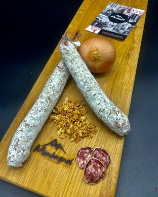 Franse worst Saucisson Uien