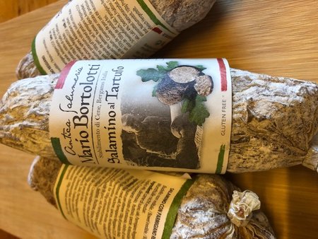 Italiaanse worst. Salamino truffel (Italie)
